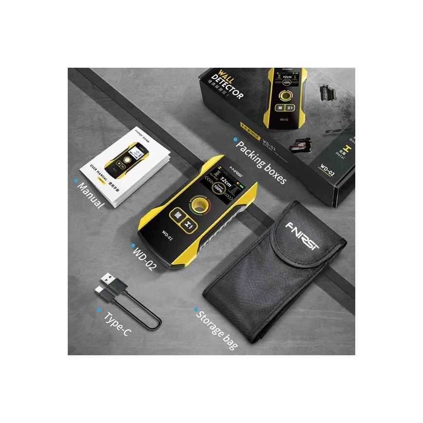 Detector de metale, tensiune și inhomogenități, 300 mAh, 5V