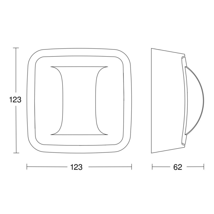 Detector de prezență Hallway KNX alb Steinel 064488