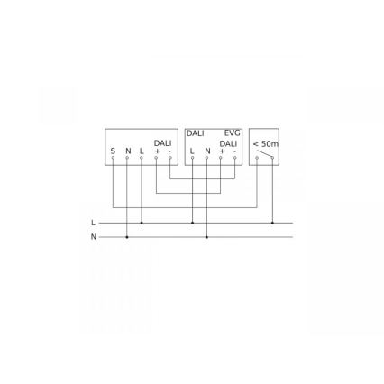 Detector de prezență încastrat Steinel 067151 IR MICRO OFFICE DALI2