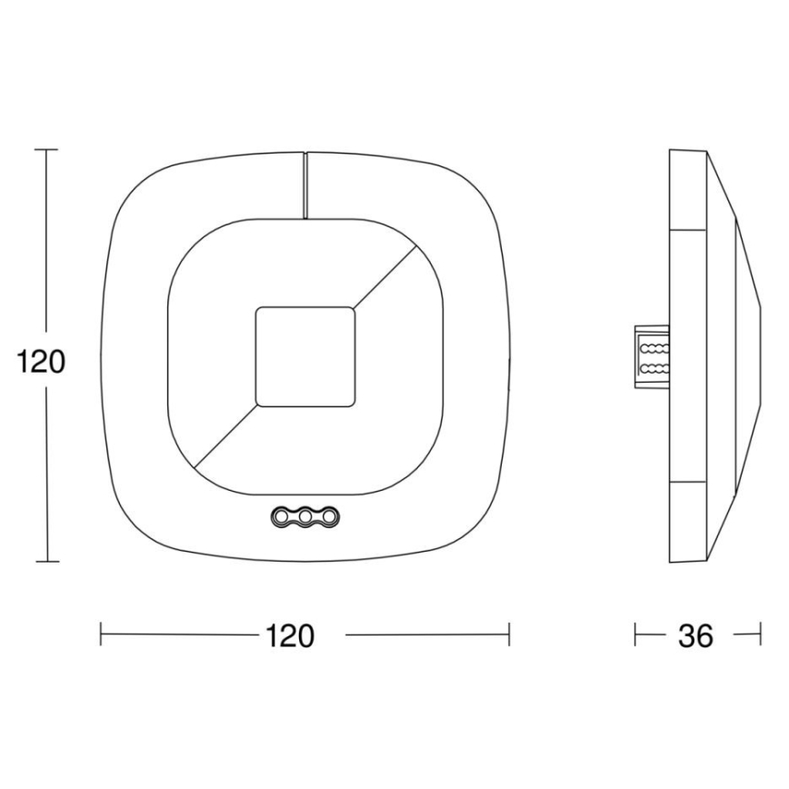 Detector de prezență Steinel 002817 HF 360 DALI-2 APC alb