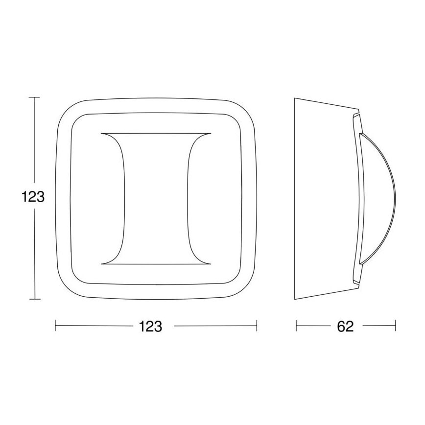 Detector de prezență Steinel 057978 Hallway COM1 IP54 alb