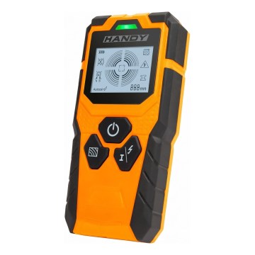 Detector digital multifuncțional 9V 1x6LR61 IP54 portocaliu