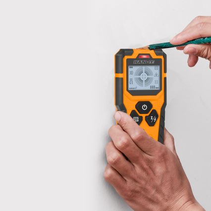 Detector digital multifuncțional 9V 1x6LR61 IP54 portocaliu