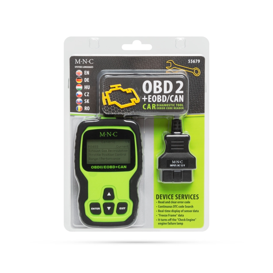 Diagnoză auto OBD2/12V