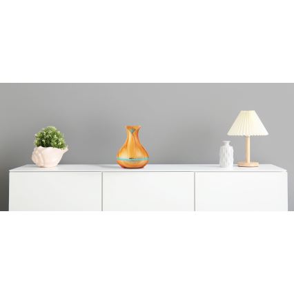 Difuzor de aromă LED RGBW și umidificator de aer LED/230V 500 ml Wi-Fi + telecomandă