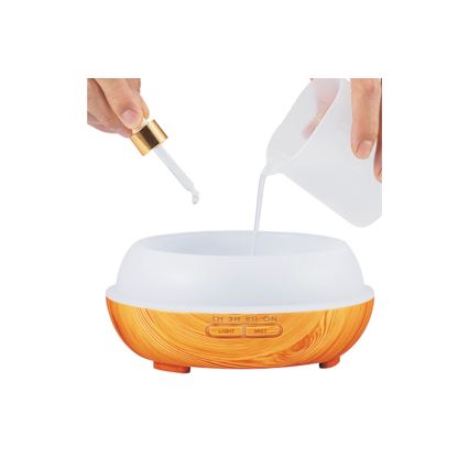 Difuzor de aromă LED RGBW și umidificator de aer LED/230V 500 ml Wi-Fi + telecomandă