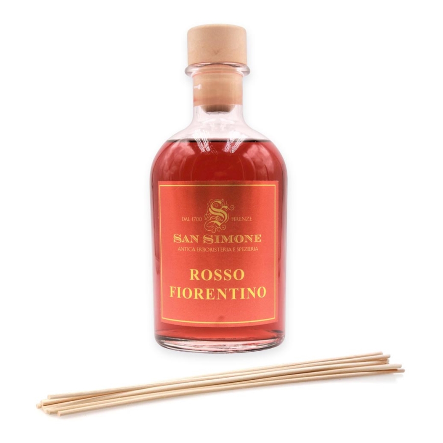 Difuzor de parfum cu bețișoare San Simone ROSSO FIORENTINO 250 ml