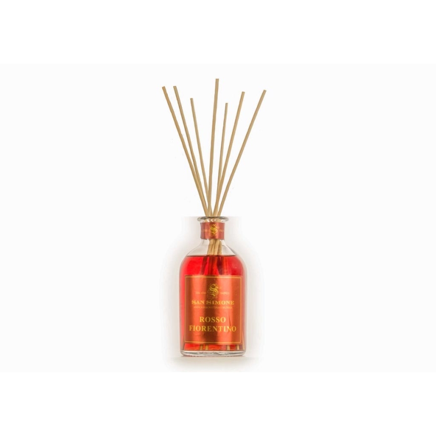 Difuzor de parfum cu bețișoare San Simone ROSSO FIORENTINO 250 ml
