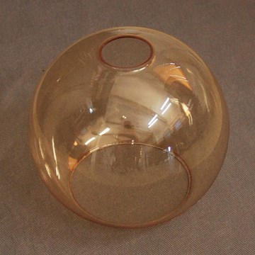Difuzor din sticlă de schimb pentru aplică de perete și candelabru CUBUS E27, Ø 18 cm, bej fumuriu