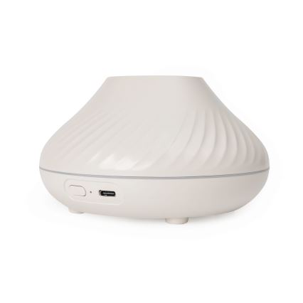 Difuzor LED RGB de arome cu funcție de imitare a flăcărilor LED/6,5W/5V 130ml alb