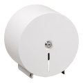 Dispenser pentru hârtie 20 x 20 cm, inox/alb