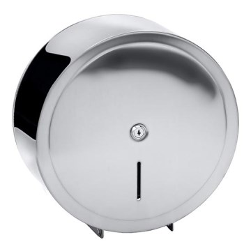 Dispenser pentru hârtie din inox, 31 x 32,5 cm, argintiu