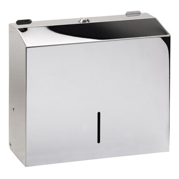 Dispenser pentru prosoape, 28 x 24,5 cm, inox/argintiu