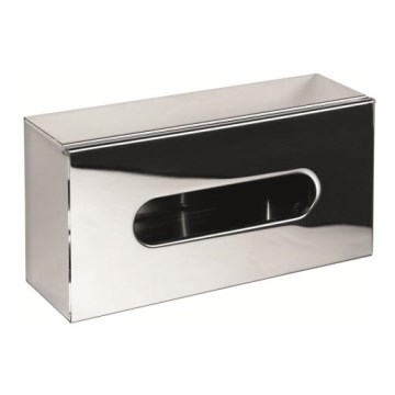 Dispenser pentru șervețele 25 x 13 cm, inox/argintiu