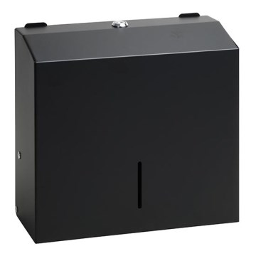 Dispenser prosoape 28x24,5 cm inox/negru