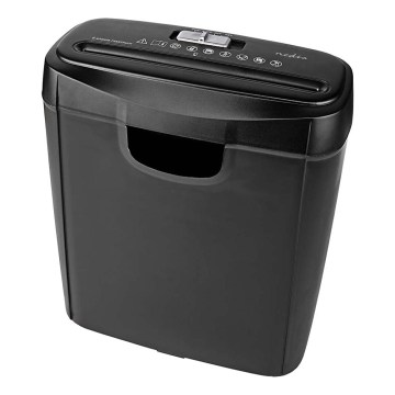 Distrugător de documente A4, capacitate 10 l, 230V, negru