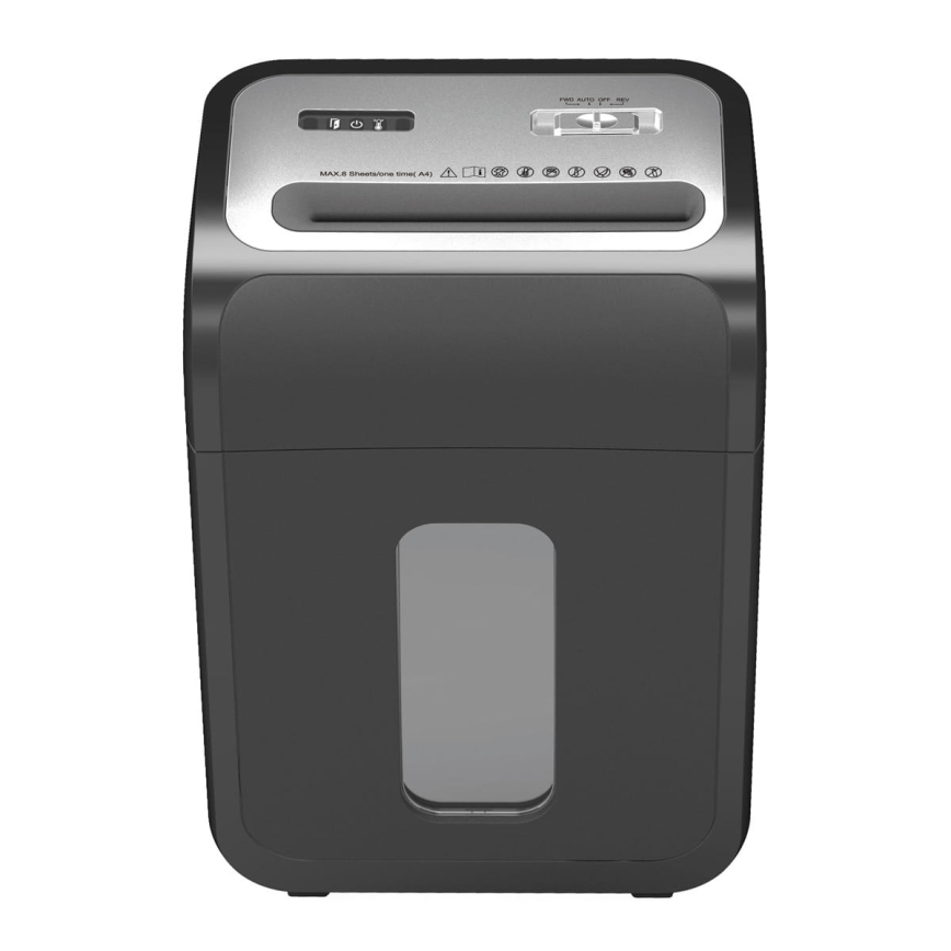 Distrugător de documente A4, capacitate 22 l, 230 V, negru