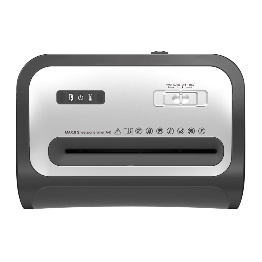Distrugător de documente A4, capacitate 22 l, 230 V, negru