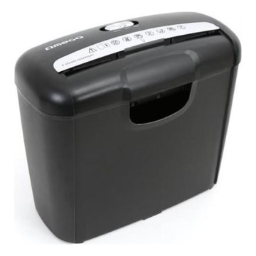 Distrugător de hârtie pentru A4, capacitate 10 l, 230V, negru