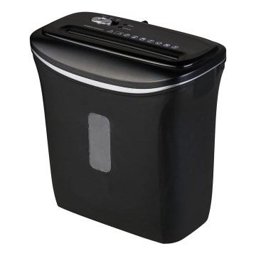 Distrugător de hârtie pentru format A4, capacitate 12 l, 230 V, negru