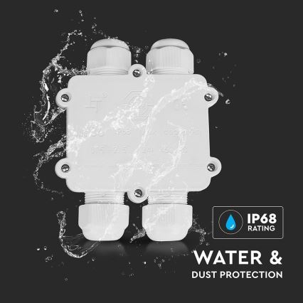 Doză de legături impermeabilă IP68 alb