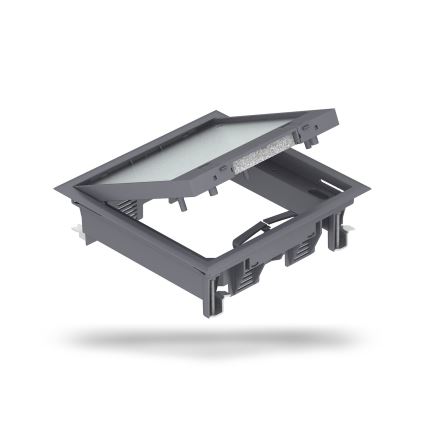 Doză de pardoseală pentru beton BETTERMANN 12 module (6 dispozitive 45x45)