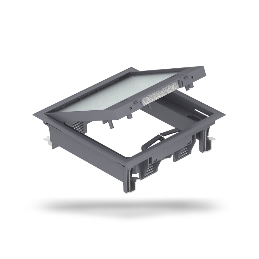 Doză de pardoseală pentru beton BETTERMANN 12 module (6 dispozitive 45x45)