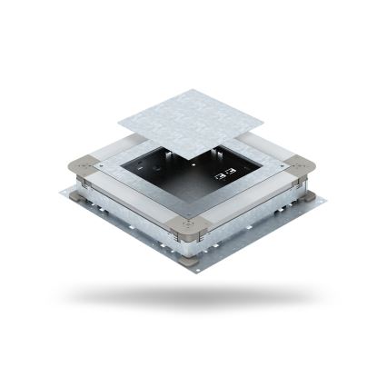 Doză de pardoseală pentru beton BETTERMANN 12 module (6 dispozitive 45x45)