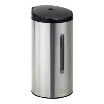 Dozator de săpun 10,2x22 cm argintiu/alb