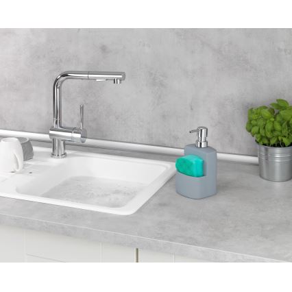 Dozator de săpun WENKO FESTIVAL, 10 x 18 cm, gri - 3620116100