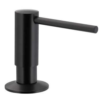 Dozator încastrat de săpun KFA Armatura 990-100-81 DUERO oțel inoxidabil/negru mat