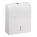 Dozator pentru prosoape 28x35 cm inox/alb