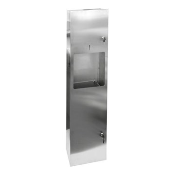 Dozator pentru prosoape 31 x 122,5 cm, inox/argintiu