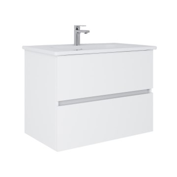 Dřevojas BANO - Dulap de baie cu lavoar inclus, 78 x 47 cm, alb