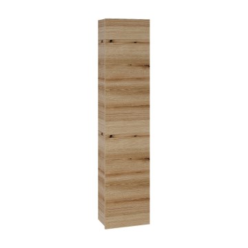 Dřevojas - Dulap de baie suspendat ZYLO 35x155 cm, stejar