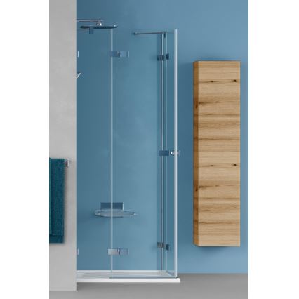 Dřevojas - Dulap de baie suspendat ZYLO 35x155 cm, stejar