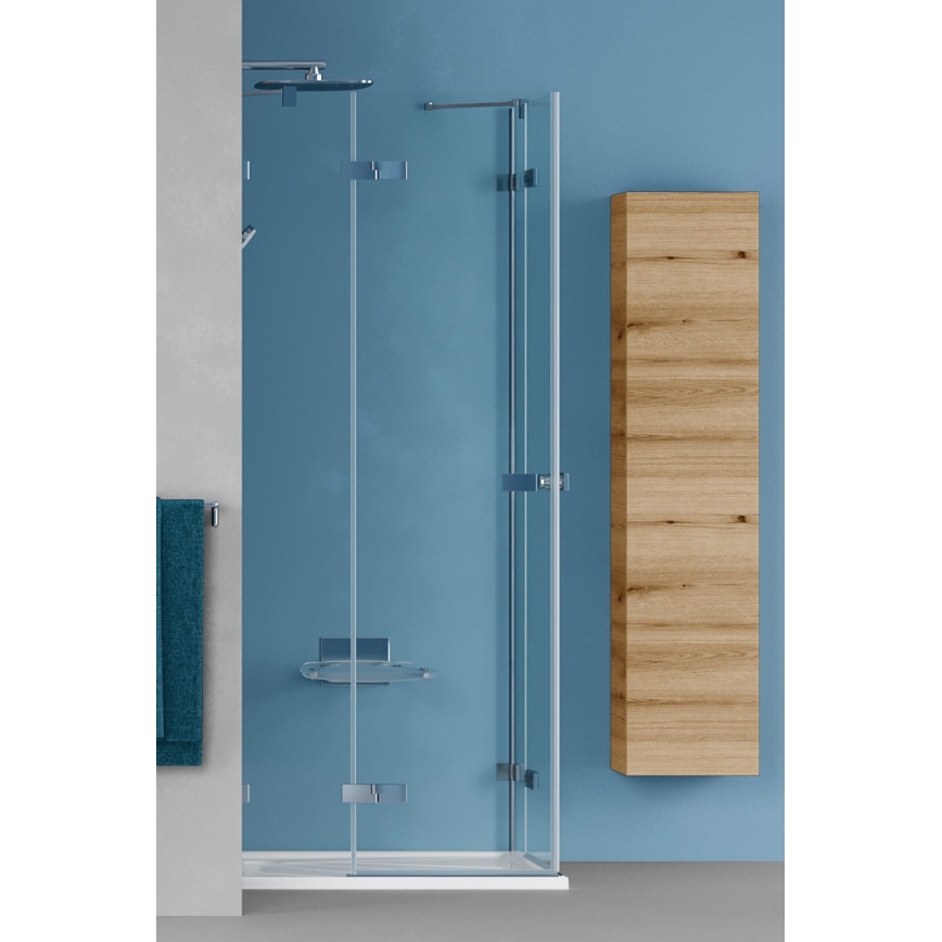 Dřevojas - Dulap de baie suspendat ZYLO 35x155 cm, stejar