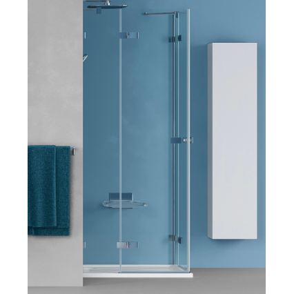 Dřevojas - Dulap suspendat pentru baie ZYLO 35x155 cm, alb
