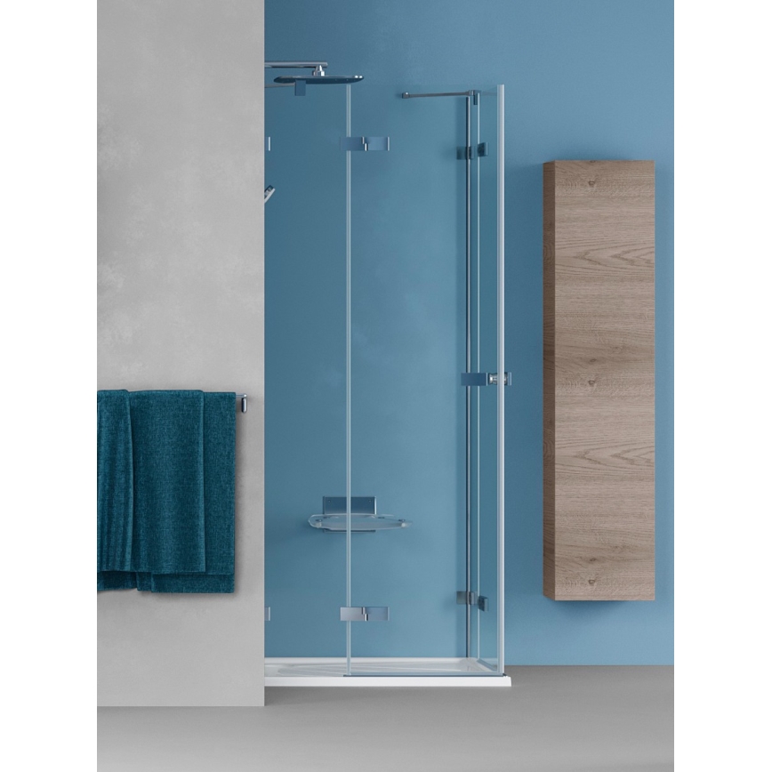 Dřevojas - Dulap suspendat pentru baie ZYLO 35x155 cm stejar închis