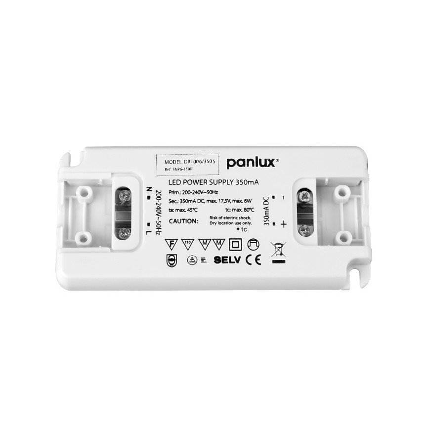 Transformator electronic LED DRIVER 6W/350mA/230V