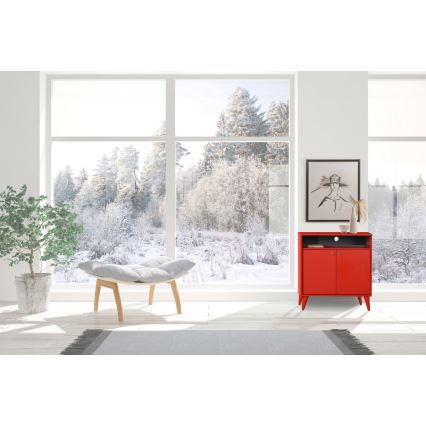 Dulap 79x73 cm roșu