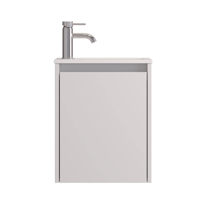 Dulap de baie cu lavoar COMO 40 cm, alb mat