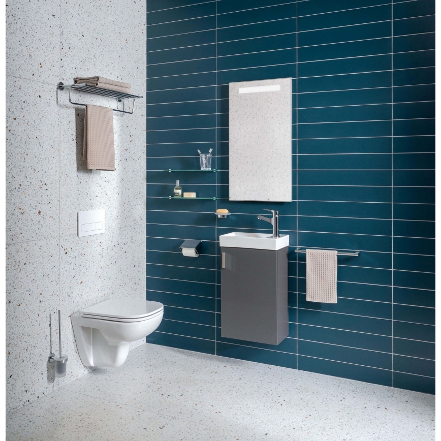 Dulap de baie cu lavoar JIKA H45J5111753011 PETIT 58,5x38,6 cm gri