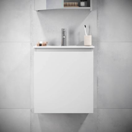Dulap de baie cu lavoar KENWOOD 51x55x41 cm, alb