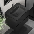 Dulap de baie cu lavoar KENWOOD 61 x 52 x 45 cm, negru