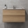 Dulap de baie cu lavoar KENWOOD, 91 x 50 x 45 cm, stejar