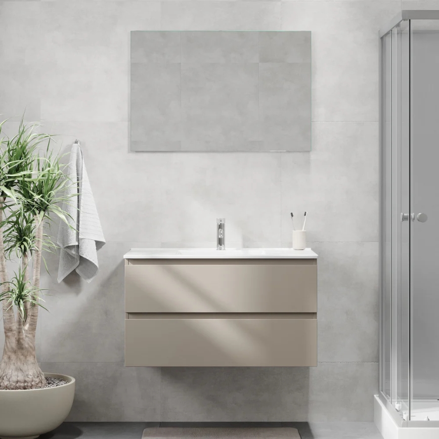 Dulap de baie cu lavoar KENWOOD 91x50x45 cm marakesh