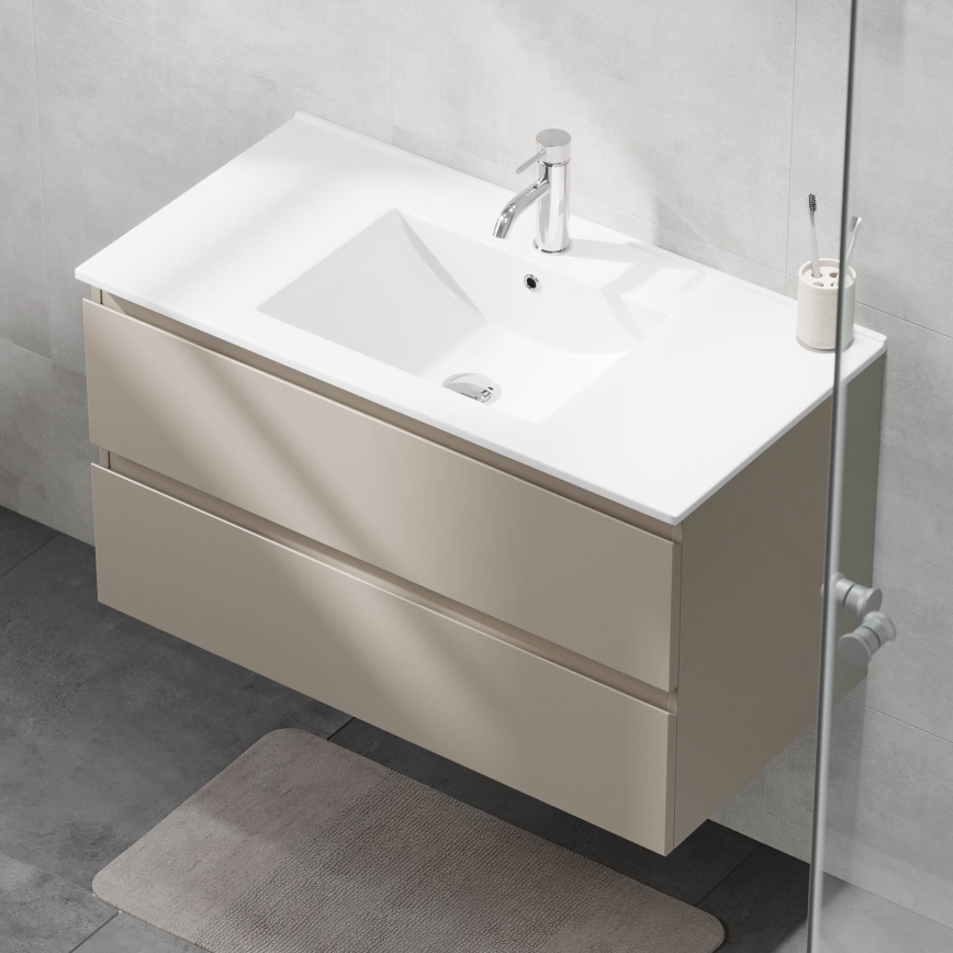 Dulap de baie cu lavoar KENWOOD 91x50x45 cm marakesh
