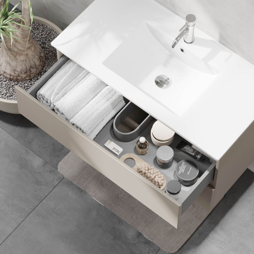 Dulap de baie cu lavoar KENWOOD 91x50x45 cm marakesh