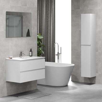 Dulap de baie cu lavoar KENWOOD 91x50x47 cm, alb
